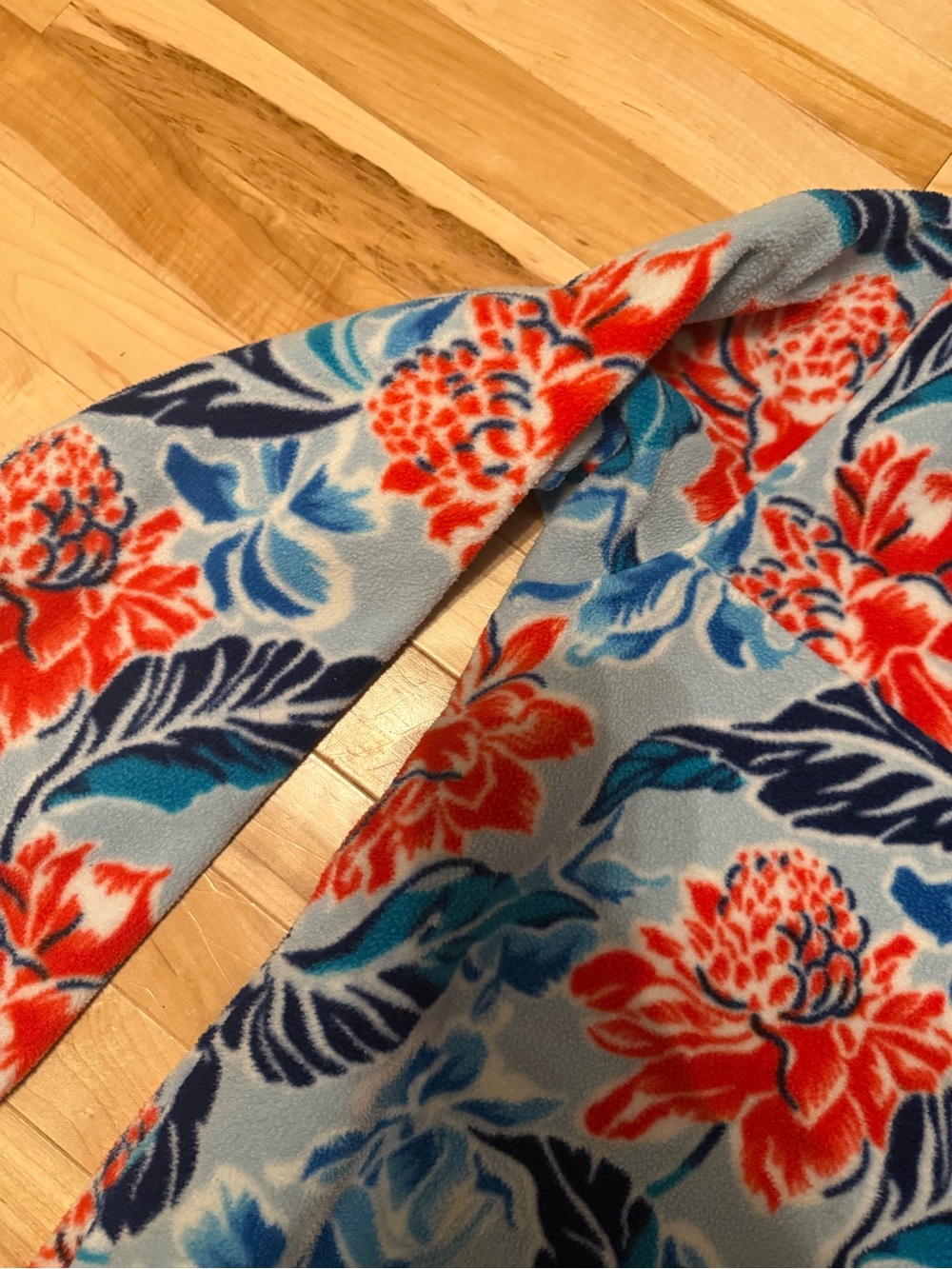 RARE Patagonia Synchilla Snap-T Manoa Floral Hawaiian Fleece SURFER Hibiscus M - Picture 5 of 5